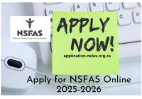 Apply for NSFAS Online 2025-2026