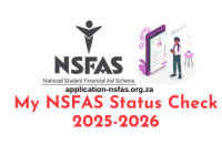 My NSFAS Status Check 2025-2026