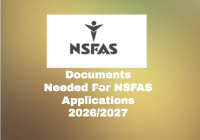 Documents Needed For NSFAS Applications 2026/2027