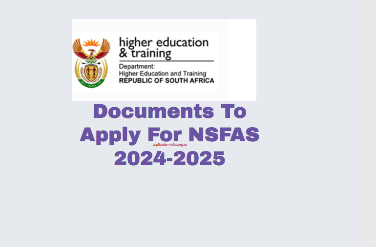 Documents To Apply For Nsfas 2024 2025 Za 5397
