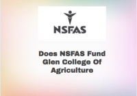 Does NSFAS Fund Glen College Of Agriculture