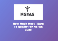 How Much Must I Earn To Qualify For NSFAS 2026