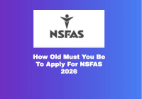 How Old Must You Be To Apply For NSFAS 2026