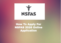 How To Apply For NSFAS 2026 Online Application