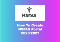 How To Create NSFAS Portal 2026/2027
