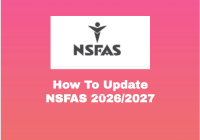 How To Update NSFAS 2026/2027