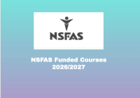 NSFAS Funded Courses 2026/2027