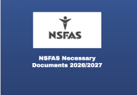 NSFAS Necessary Documents 2026/2027
