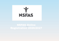 NSFAS Online Registration 2026/2027
