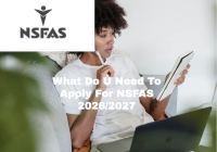 What Do U Need To Apply For NSFAS 2026/2027