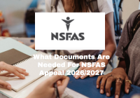 What Documents Are Needed For NSFAS Appeal 2026/2027